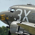 Mitchell Team Flies on Historic C-47 Skytrain that Led D-Day Invasion 