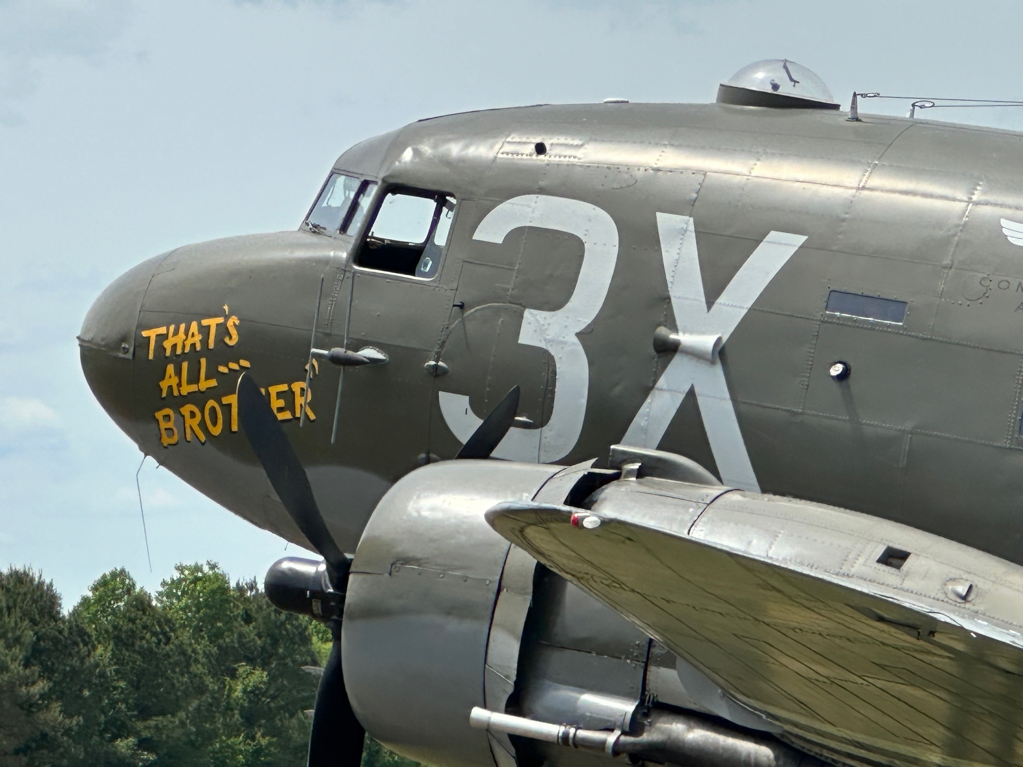 Mitchell Team Flies on Historic C-47 Skytrain that Led D-Day Invasion 