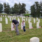 AFA Volunteers Honor the Fallen at Offutt AFB’s Cemetery
