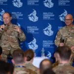 Schiess, Bentivegna Impart Key Leadership Principles to Cadets