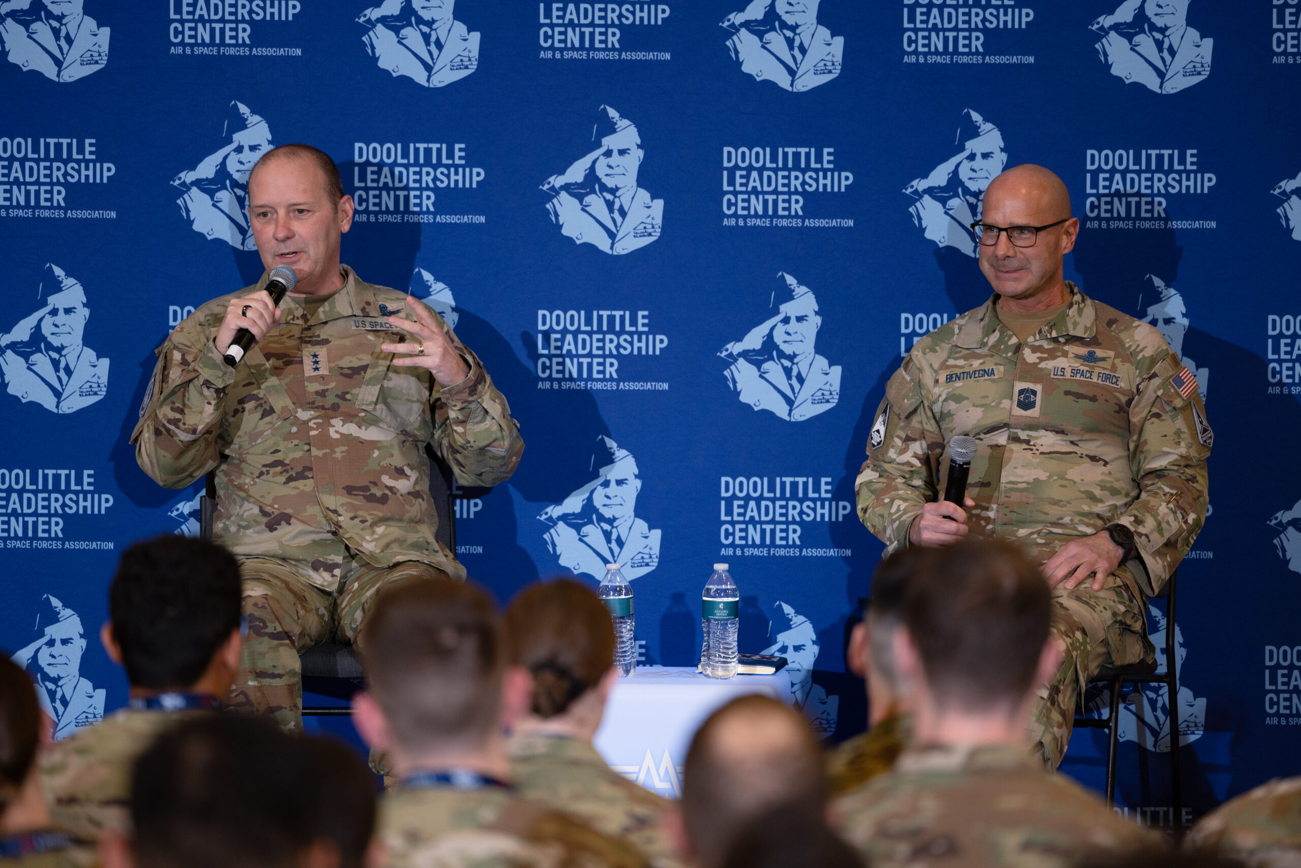 Schiess, Bentivegna Impart Key Leadership Principles to Cadets - Air & Space Forces Association