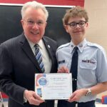 Steele Chapter Bestows Highest Honor to Civil Air Patrol Cadet